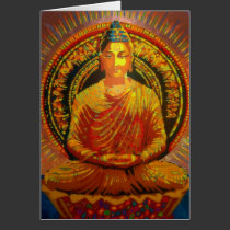 buddha digitally - 2012 as greeting card cards
