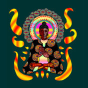 Buddha Duality femme Tee Shirts