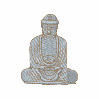 Buddha Embroidered Jacket by ZazzleEmbroidery