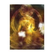 Buddha Energy 4 postcards by BuddhaGifts Buddha Energy 4 postcards