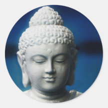 Buddha -  Enlightened One Round Stickers