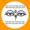 Buddha Eyes Sticker