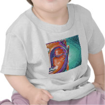Buddha Face Tan Color Tee Shirts