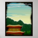 Buddha Fortune Quote Poster posters