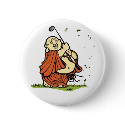 Buddha Golf Button by TheBuddhaStore