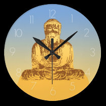 Buddha Graphic wall clocks