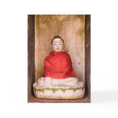 Buddha • Greeting Card by SabineSt
