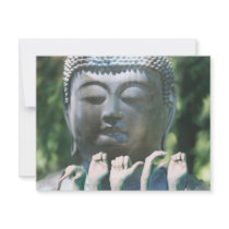 Buddha head & Peace ASL invitations by DeafShopper Buddha head & Peace ASL invitations