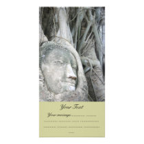 Buddha Head Photo Card