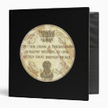 Buddha Hollow Words Binder