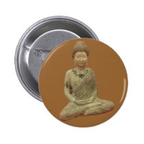 Buddha In Meditation Pin buttons