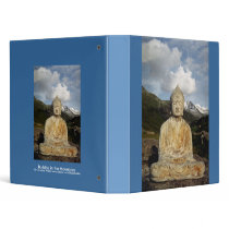 Buddha in Mountains Binder by BuddhaArt Buddha in Mountains Binder