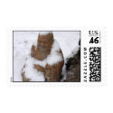 Buddha in Snow postage by trevorluckmanphoto Buddha in Snow postage