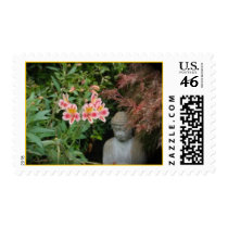 Buddha in the Garden postage by Zingale Buddha in the Garden postage