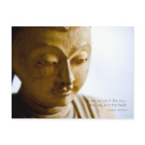 Buddha • Inspirational Postcard by SabineStGreetings Buddha • Inspirational Postcard