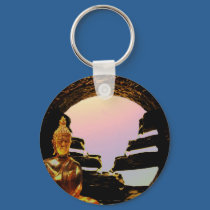 Buddha Keychain by Liquid_Plaid Buddha Keychain