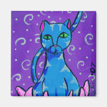 Buddha Kitty Fridge Magnet