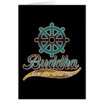 Buddha Live the Dharma Greeting Cards