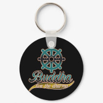 Buddha Live the Dharma keychains