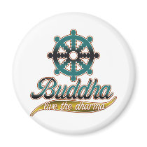 Buddha Live the Dharma magnets