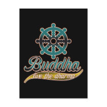 Buddha Live the Dharma postcards by BuddhaGifts Buddha Live the Dharma postcards