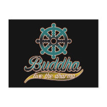 Buddha Live the Dharma postcards by BuddhaGifts Buddha Live the Dharma postcards