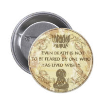 Buddha Live Wisely Pin