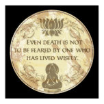 Buddha Live Wisely Print