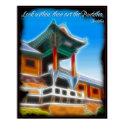 Buddha Look Within Quote Poster posters