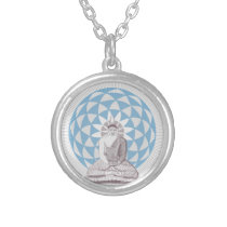 Buddha Lotus Flower pendant necklace necklaces