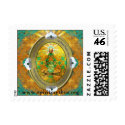 Buddha Medallion postage by Maia Buddha Medallion postage