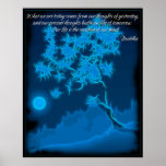 Buddha Mind Quote Poster posters