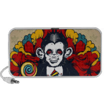 Buddha monkey Doodle Speakers speakers