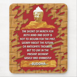 Buddha Motivating messages mousepad mousepad