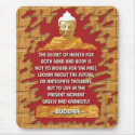 Buddha Motivating messages mousepad