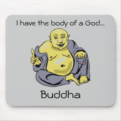 Buddha Mousepad by magnetic