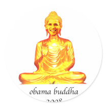 buddha obama stickers by minjean buddha obama stickers