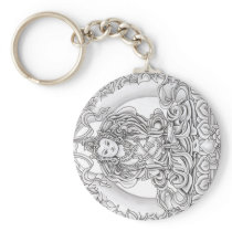 buddha of compassion keychain
