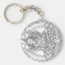 buddha of compassion keychain
