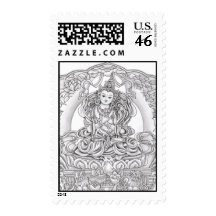 Buddha of Compassion Postage Stamps