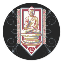 Buddha Om Mani Padma Hum stickers