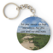 Buddha Path Quote Key Chains
