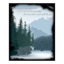 Buddha Path Quote Poster posters