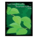 Buddha Peace Quote Poster posters