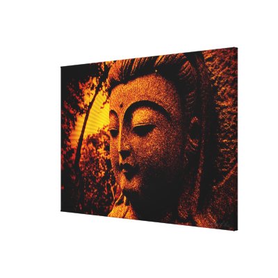 Buddha Peace Shine Wrapped Canvas wrappedcanvas