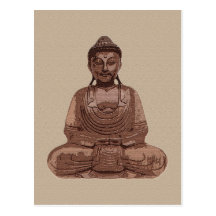 Buddha - postcard
