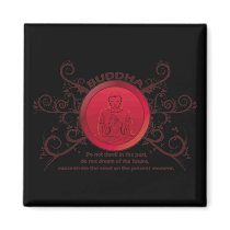 Buddha Present Moment magnets by BuddhaGifts Buddha Present Moment magnets