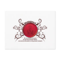 Buddha Present Moment postcards by BuddhaGifts Buddha Present Moment postcards