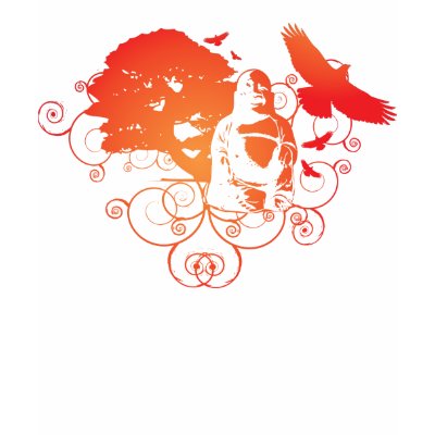 Buddha Print Tshirt by buddhatees
