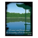 Buddha Pure Quote Poster posters